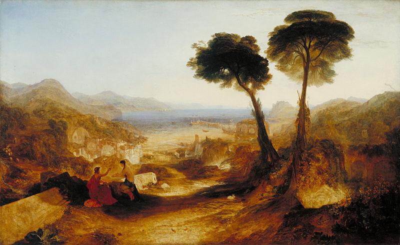 Joseph Mallord William Turner The Bay of Baiae, with Apollo and the Sibyl Spain oil painting art